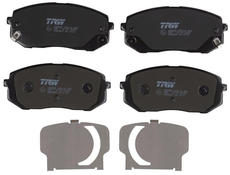 set placute frana,frana disc TRW GDB3647