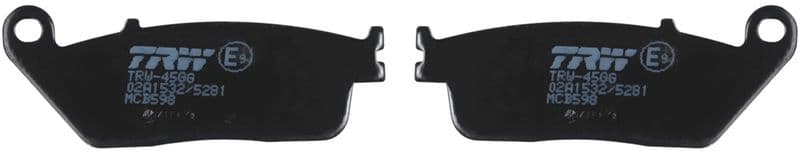 set placute frana,frana disc TRW Organic Allround MCB598