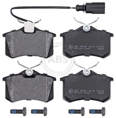 set placute frana,frana disc ABS 37214
