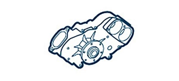 Pompă de apă, răcire motor OE GERMANY 04 2000 201200