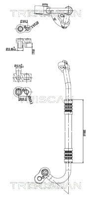 conducta presiune variabila,aer conditionat TRISCAN 9010 23011