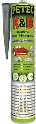 adeziv pentru caroserie PETEC BODY ADHESIVE & SEALANT, GREY 94630