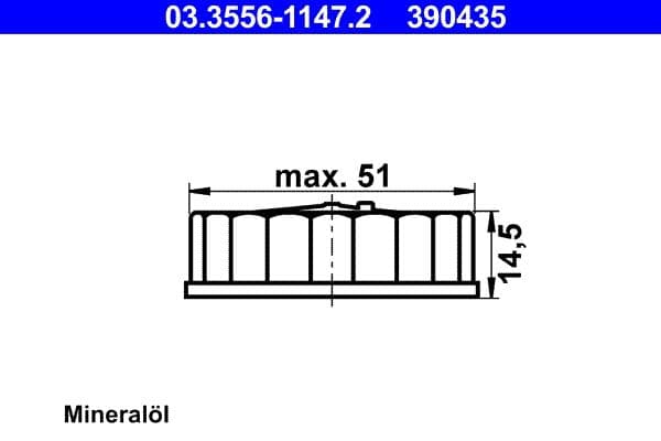 buson,rezervor lichid de frana ATE 03.3556-1147.2