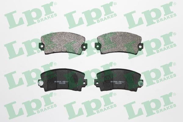 set placute frana,frana disc LPR 05P117