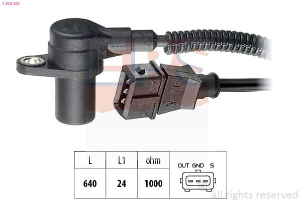 Senzor impulsuri, arbore cotit EPS Made in Italy - OE Equivalent 1.953.301