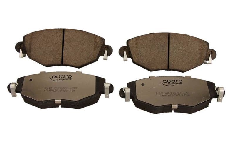 set placute frana,frana disc QUARO SILVER CERAMIC QP4432C