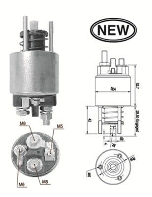 Solenoid, electromotor MAGNETI MARELLI 940113050556