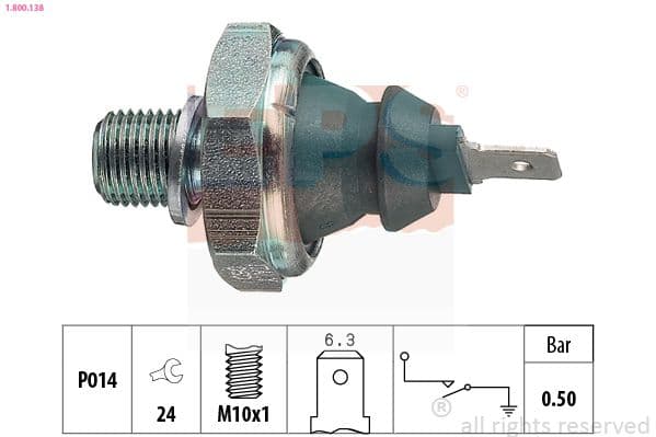 Senzor presiune ulei EPS Made in Italy - OE Equivalent 1.800.138