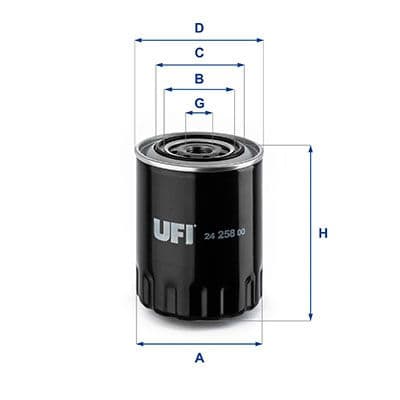 filtru combustibil UFI 24.258.00