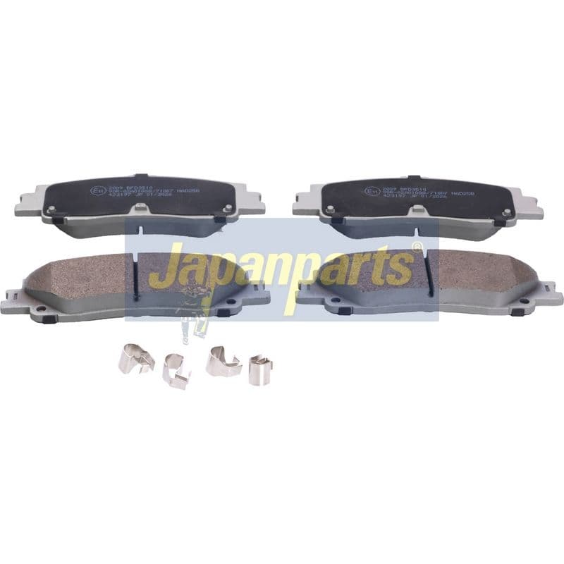 set placute frana,frana disc JAPANPARTS PP-2009AF