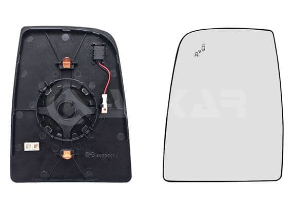 Sticla oglinda, oglinda retrovizoare exterioara ALKAR 6435734
