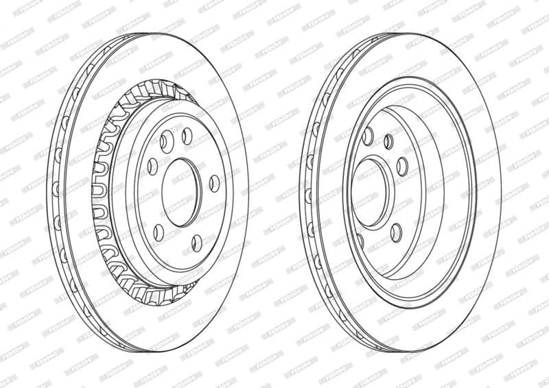 Disc frana FERODO PREMIER DDF1802C
