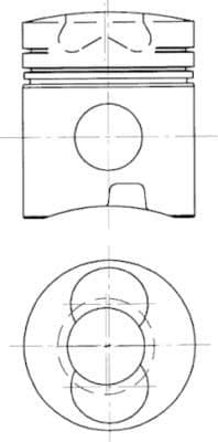 Piston KOLBENSCHMIDT 94486700