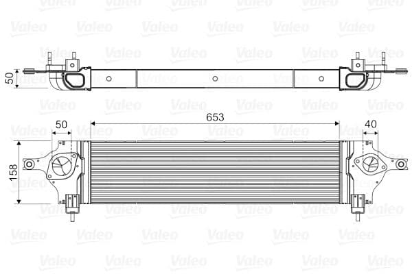 Intercooler, compresor VALEO 818589