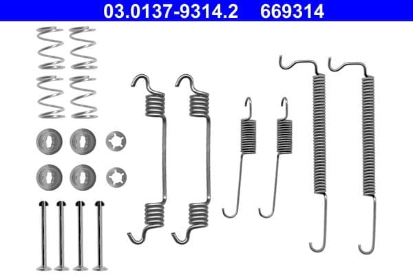 Set accesorii, sabot de frana ATE 03.0137-9314.2