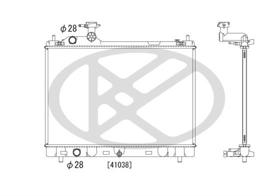 Radiator, racire motor KOYORAD PL103640