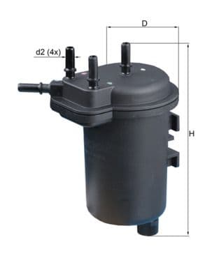 filtru combustibil MAHLE KL 432