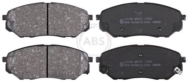 set placute frana,frana disc ABS 35108