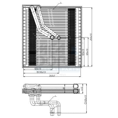 Evaporator, aer conditionat MEAT & DORIA 997107