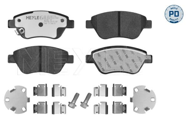 set placute frana,frana disc MEYLE -PD: Advanced performance and design. 025 239 8217/PD