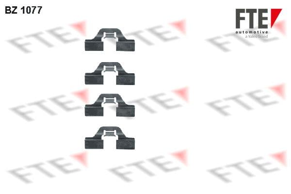 Set accesorii, placute frana FTE 9910176