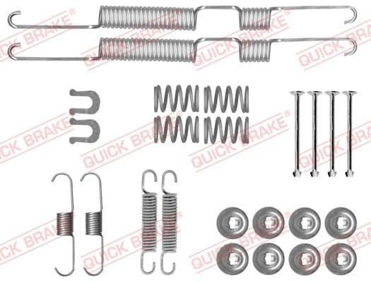 Set accesorii, sabot de frana QUICK BRAKE 105-0074
