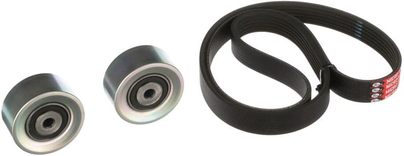 Set curea transmisie cu caneluri GATES Micro-V® K016PK1123