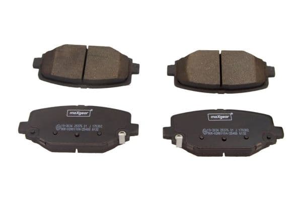 set placute frana,frana disc MAXGEAR 19-3034