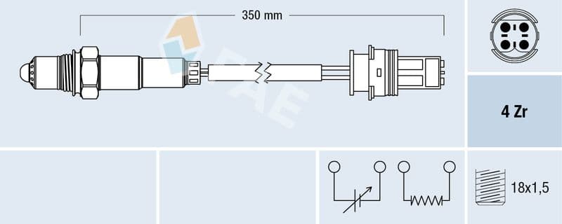 Sonda Lambda FAE 77272