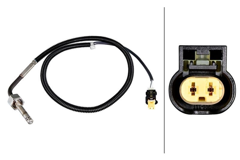 Senzor, temperatura gaze evacuare HELLA 6PT 358 226-081