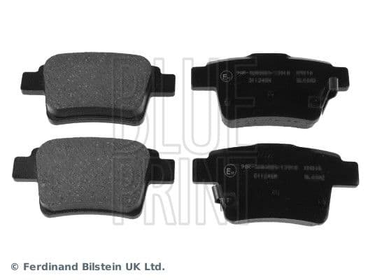 set placute frana,frana disc BLUE PRINT ADG042120