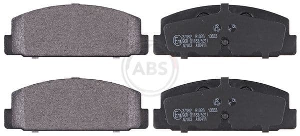 set placute frana,frana disc ABS 37382