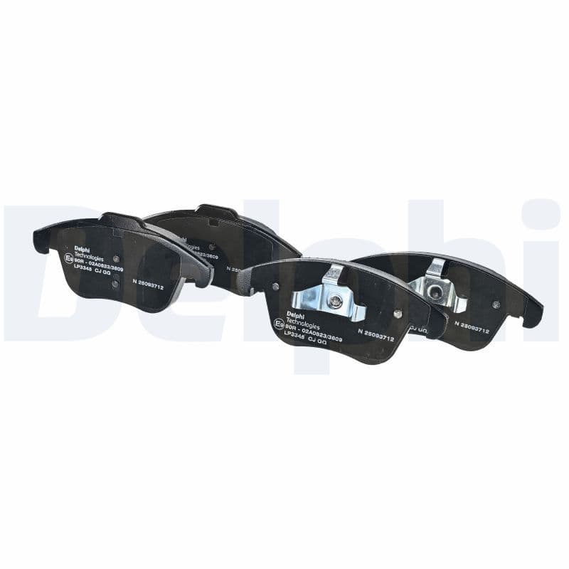 set placute frana,frana disc DELPHI LP3345