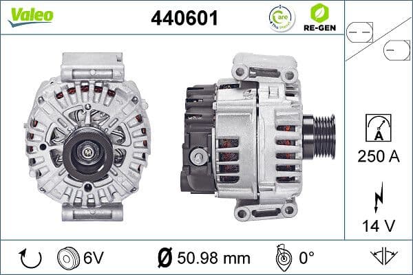 Generator / Alternator VALEO 440601