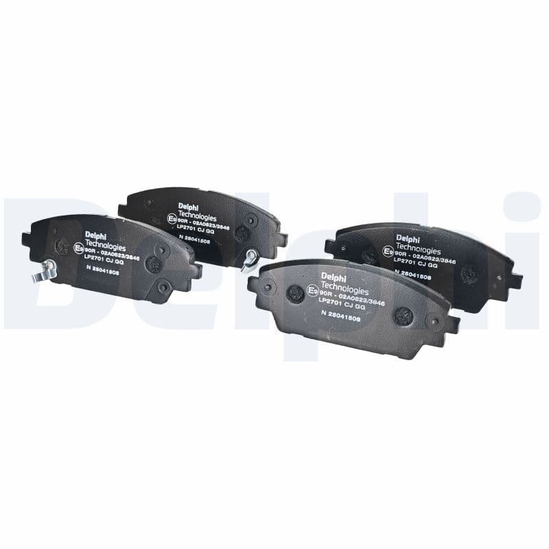 set placute frana,frana disc DELPHI LP2701