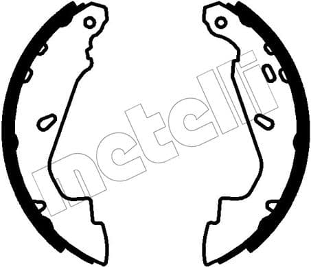 Set saboti frana METELLI 53-0790