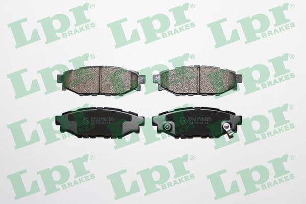 set placute frana,frana disc LPR 05P1408