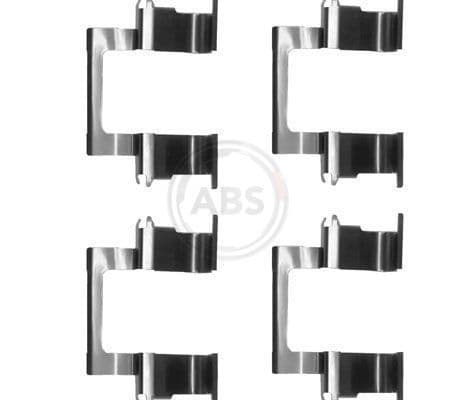 Set accesorii, placute frana ABS 1274Q