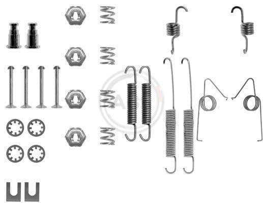Set accesorii, sabot de frana ABS 0614Q