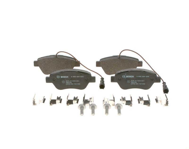set placute frana,frana disc BOSCH 0 986 494 698