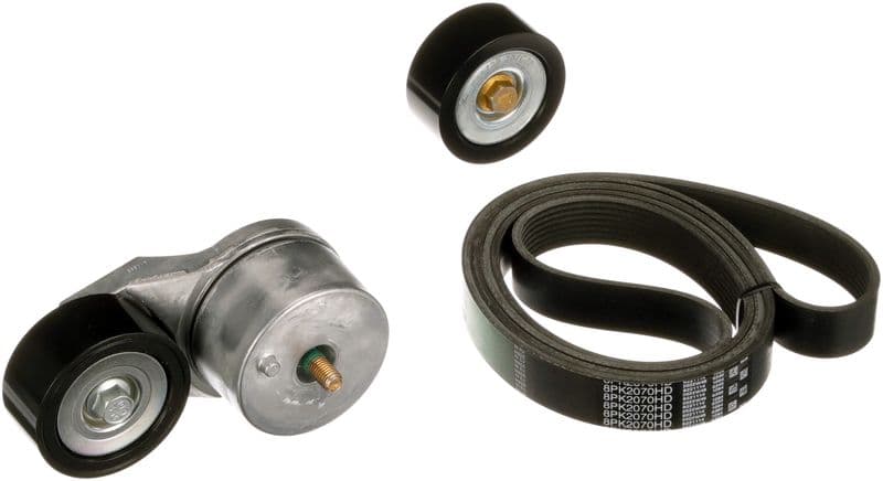 Set curea transmisie cu caneluri GATES FleetRunner™ Micro-V® K018PK2070HD