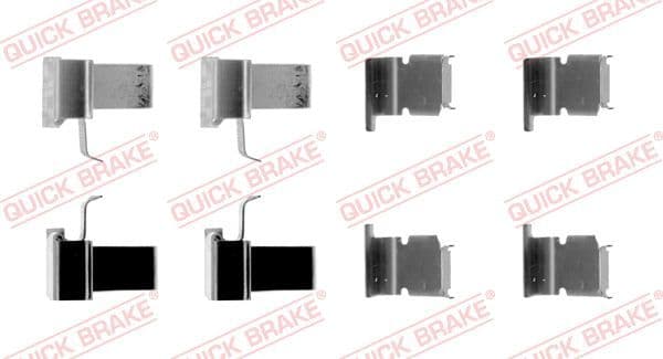 Set accesorii, placute frana QUICK BRAKE 109-1262