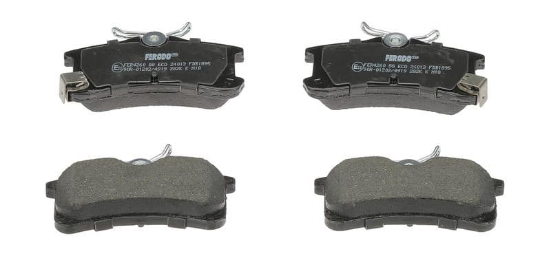 set placute frana,frana disc FERODO PREMIER ECO FRICTION FDB1895