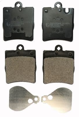 set placute frana,frana disc DENCKERMANN B110876