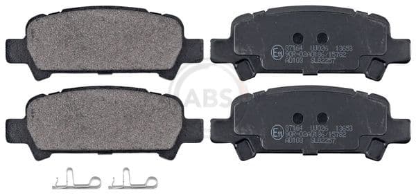 set placute frana,frana disc ABS 37164