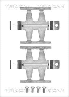 Set accesorii, placute frana TRISCAN 8105 231606