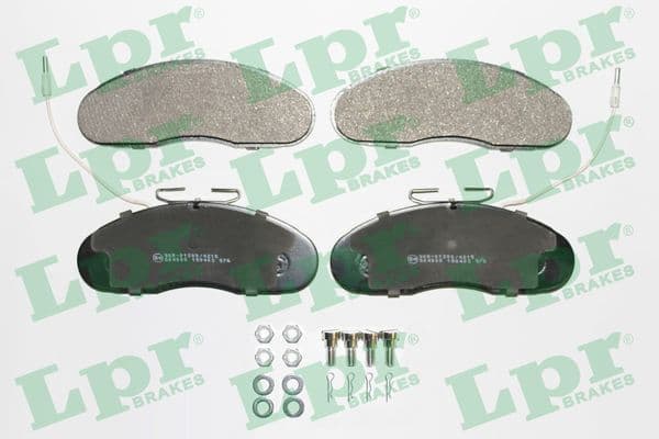 set placute frana,frana disc LPR 05P976