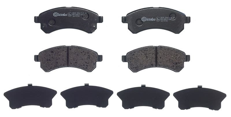 set placute frana,frana disc BREMBO P 82 004