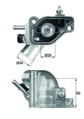 termostat,lichid racire MAHLE BEHR TI 5 92
