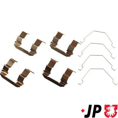 Set accesorii, placute frana JP Group JP 3864002810